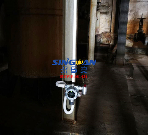 二氧化硫氣體檢測儀安裝現場