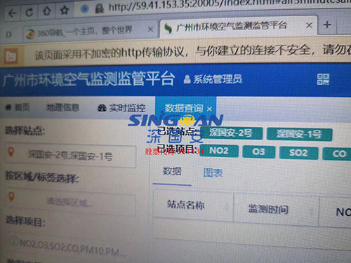 微型空氣質量監測站物聯網平臺