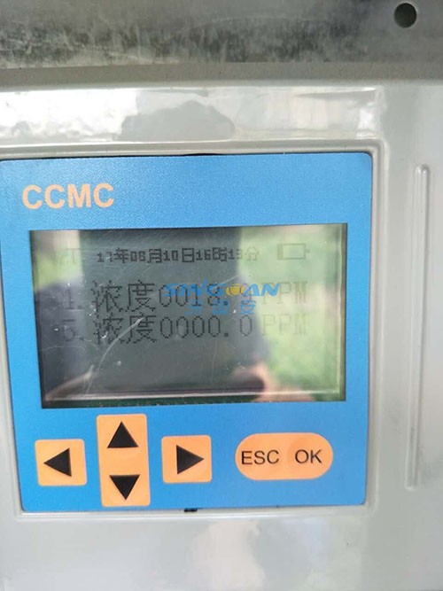 航空煤油氣體檢測儀現場圖