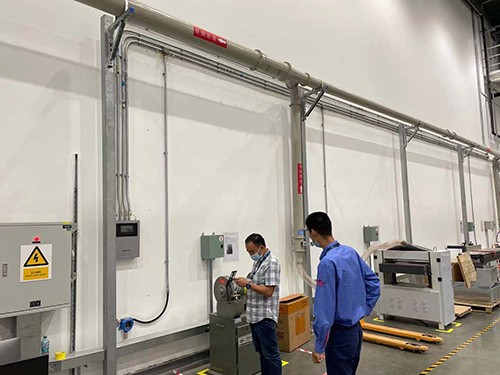 DMC檢測(cè)儀安裝現(xiàn)場(chǎng)圖