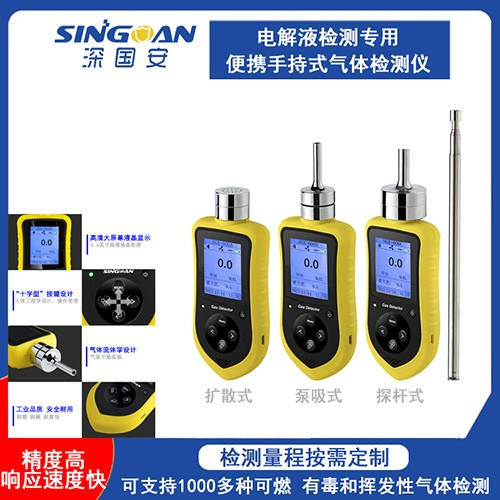 便攜式PPM級別氫氣濃度探測儀